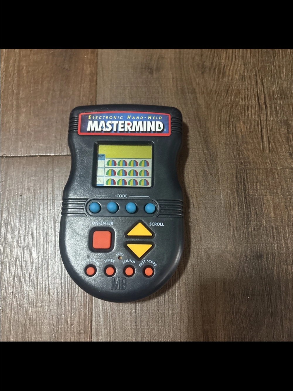 Mastermind Electronic Hand-Held Game - Black